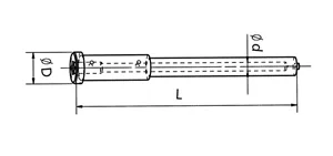 Tungsten karbür piston